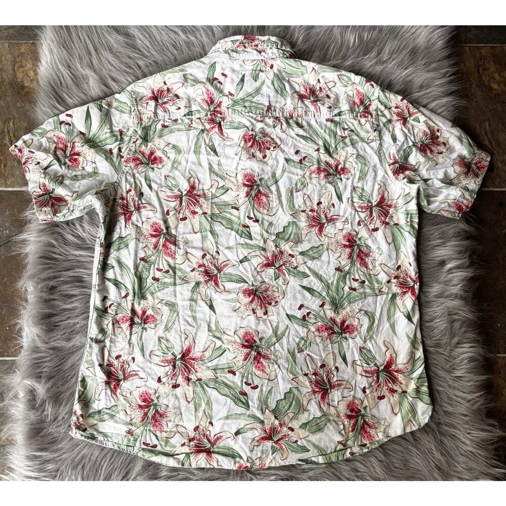 Alexander Julian Shirt Sz XL Colours Hibiscus Flower Print Hawaiian Casual Mens - Picture 6 of 9